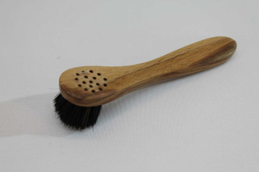 Preview: Gesichts-Massagebürste / Rosshaar, lackiert